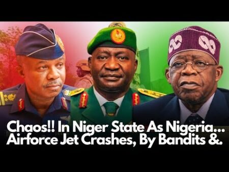 Fresh Attack! Nigeria Military Jet Crashes In Niger State Today Allegedly Brought Down By B@ndits.