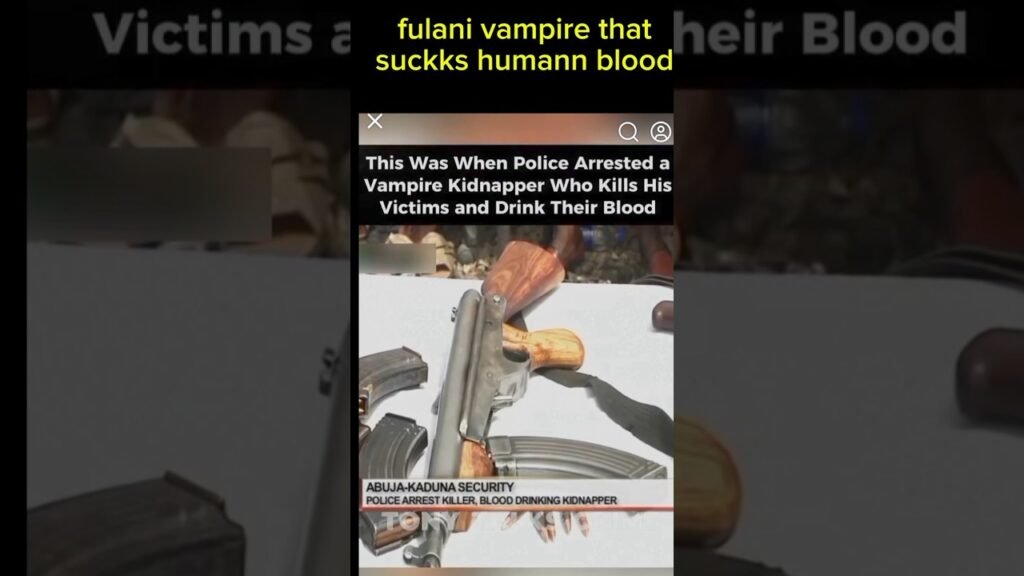 Fulani vampire that su€ks human bl00d#nigerianews#politics#breakingnews#nigerianewstoday#viralvideo
