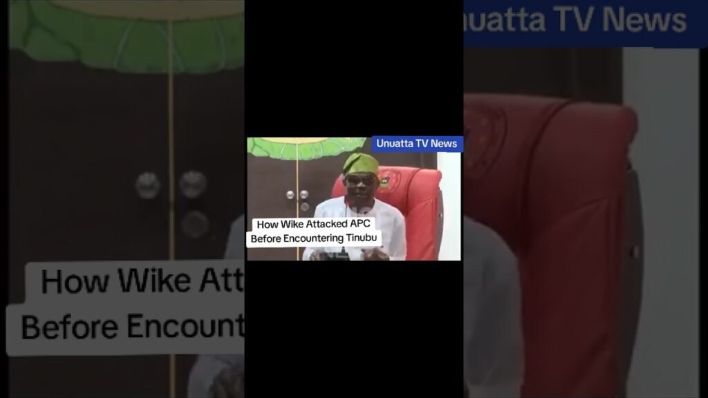 How Wike Attacked APC Before Encountering Tinubuv #wike #nigeria #bolatinubu #news ##fyp