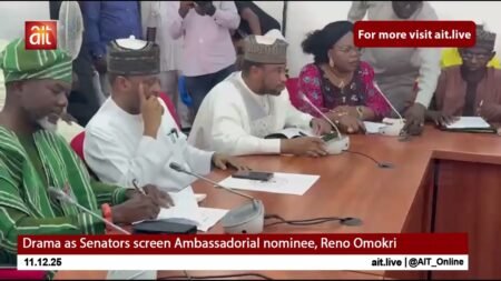 Drama as Senators screen Ambassadorial nominee, Reno Omokri Drama as Senators screen Ambassadorial nominee, Reno Omokri