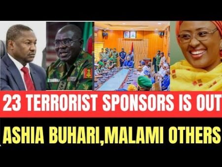 The RED DONE List: Exposing Nigeria’s Terrorist Sponsors malami, ashia Buhari & others