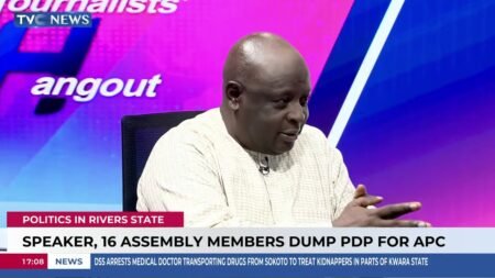 Rivers State Speaker, 16 Assembly Members Dump PDP For APC