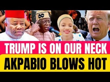 Breaking News: Trump Is On Ours Neck: Nigerian Senate President, Akpabio Cries Out Breaking News: Trump Is On Ours Neck: Nigerian Senate President, Akpabio Cries Out