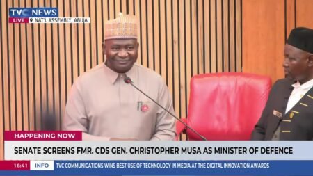 Senate Confirms Gen. Christopher Musa As Minister Of Defence Senate Confirms Gen. Christopher Musa As Minister Of Defence