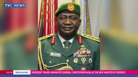 Pres Tinubu Nominates General Christopher Musa As Minister Of Defence