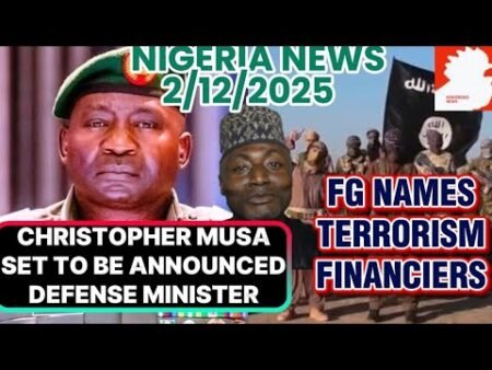 General Christopher Musa Sets to be announced Minister of Defense. Nigeria news updates 2/12/2025 General Christopher Musa Sets to be announced Minister of Defense. Nigeria news updates 2/12/2025