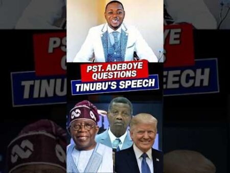 PASTOR ADEBOYE QUESTIONS TINUBU’S SPEECH. #adeboye #rccg #nigeria #tinubu #nigerianews