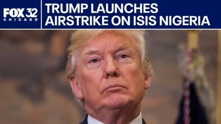Trump launches airstrike on ISIS in Nigeria | Fox 32 News at 9 Trump launches airstrike on ISIS in Nigeria | Fox 32 News at 9