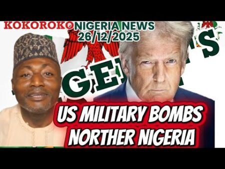 The US military bombs Northern Nigeria. Nigeria news updates 26/12/2025 The US military bombs Northern Nigeria. Nigeria news updates 26/12/2025
