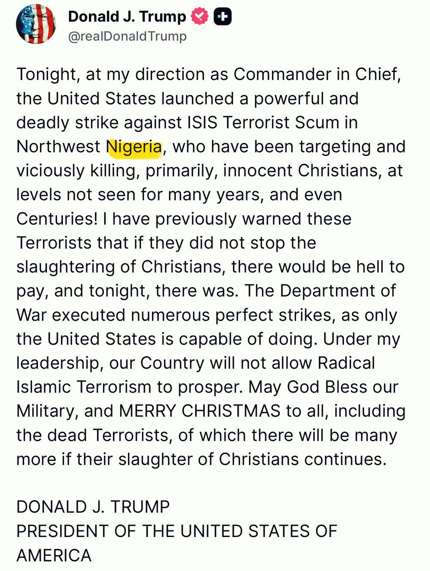 BREAKING NEWS … BREAKING NEWS …