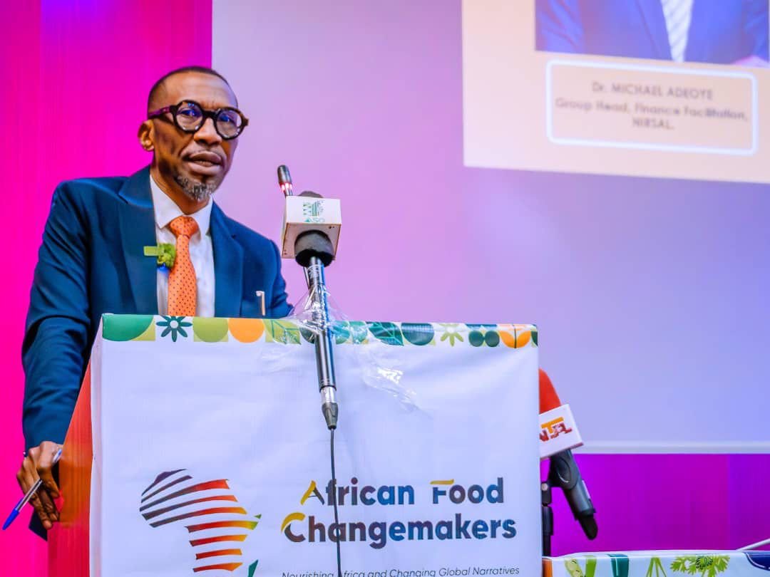 Michael Adeoye, Group Head, Finance Facilitation at the Nigeria Incentive-Based Risk Sharing System for Agricultural Lending (NIRSAL).