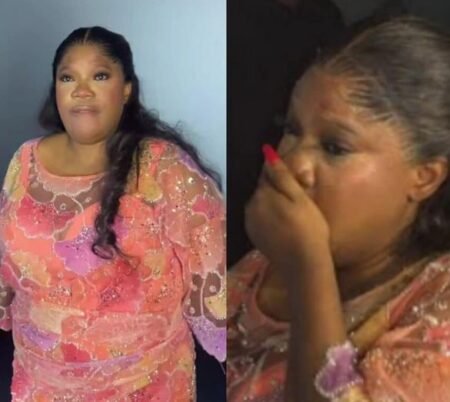 The Emotional Moment Nollywood Actress, Toyin Abraham Broke Down In Tears At Her Movie Premiere (Video) The Emotional Moment Nollywood Actress, Toyin Abraham Broke Down In Tears At Her Movie Premiere (Video)