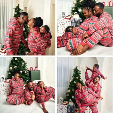 Nigerian Singer, Simi Showcases Her Baby Bump In Christmas Family Photos Nigerian Singer, Simi Showcases Her Baby Bump In Christmas Family Photos