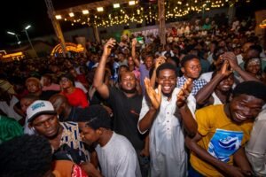 Goldberg unveils Small Doctor, Shoday for AFCON third-place fan event in Lagos Goldberg unveils Small Doctor, Shoday for AFCON third-place fan event in Lagos