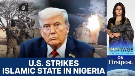 Trump Says “Merry Christmas” as U.S. Hits Islamic State Targets in Northwest Nigeria Trump Says “Merry Christmas” as U.S. Hits Islamic State Targets in Northwest Nigeria