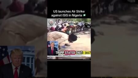 US launches Air strike against ISIS group in northwest Nigeria #news #nigeria #usa