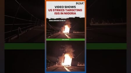 US Launches Deadly Strike on ISIS in Nigeria, Video Surfaces #shorts #unitedstates #nigeria