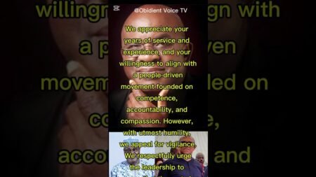 “Obedient Movement Sends Strong Appeal to ADC Chairman  Nigeria Must Come First”