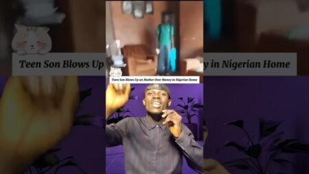 Teen Son Blows Up on Mother Over Money in Nigerian Home#NigeriaNews #FamilyDrama #TeenVsMother #Resp