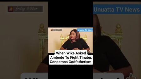 When Wike Asked Ambode To Fight Tinubu, Condemns Godfatherism #fyp #news #nigeria #Wike