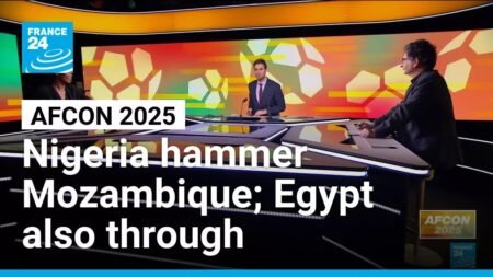 AFCON 2025: Nigeria hammer Mozambique as Egypt struggle against Benin • FRANCE 24 English