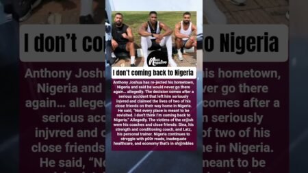 He don’t coming back to Nigeria #shorts #news #viral #anthonyjoshua #fyp