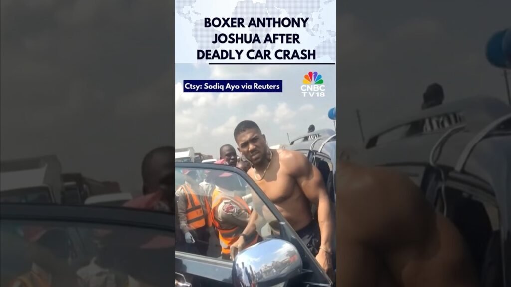 WATCH: Footage Shows Boxer Anthony Joshua After Deadly Car Crash in Nigeria | N18G WATCH: Footage Shows Boxer Anthony Joshua After Deadly Car Crash in Nigeria | N18G