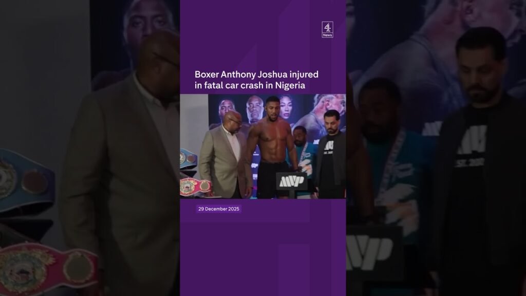 Boxer Anthony Joshua injured in fatal car crash in Nigeria