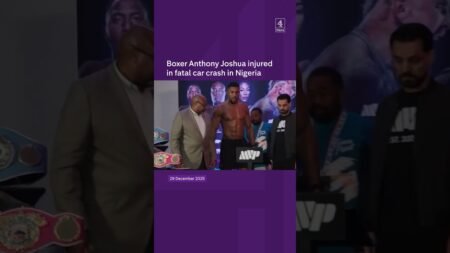 Boxer Anthony Joshua injured in fatal car crash in Nigeria