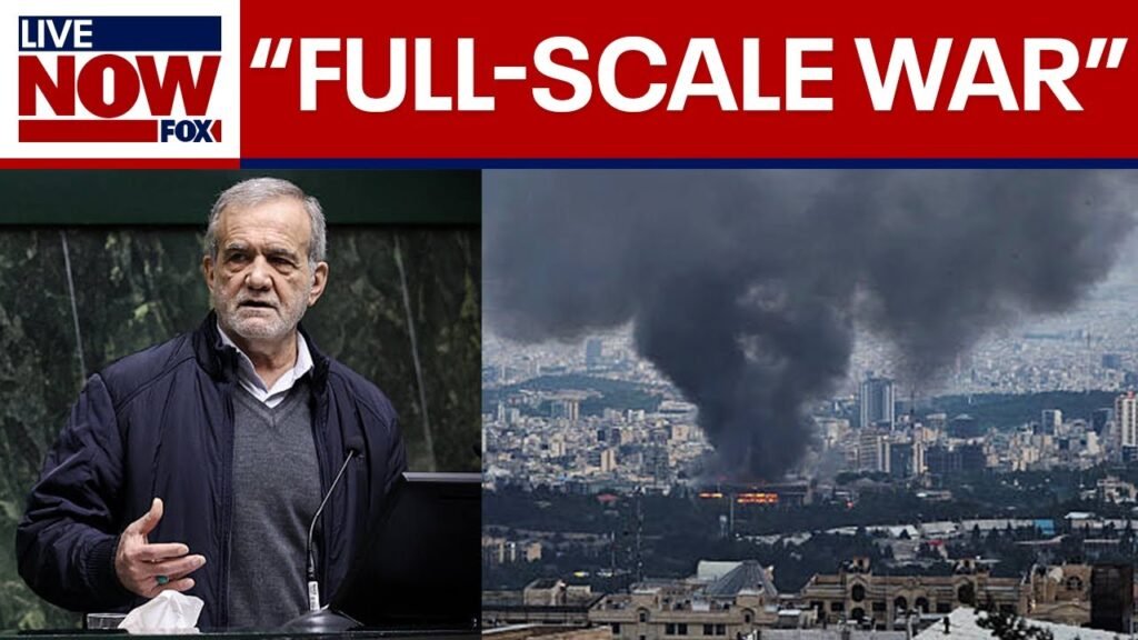 Iran at “full-scale war” with US and allies, Iran’s president declares