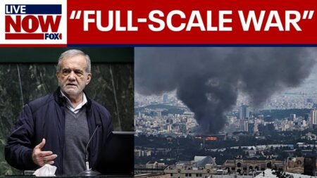 Iran at “full-scale war” with US and allies, Iran’s president declares