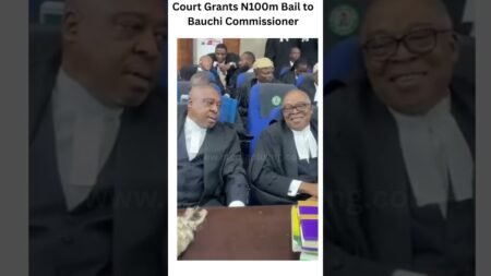 Court Grants N100m Bail to Bauchi Commissioner #breakingnews #courtruling #bauchi #nigerianews