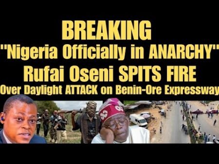 BREAKING: Nigeria Officially in ANARCHY! Rufai SPITS FIRE Over Daylight ATTACK on Benin-Ore Express BREAKING: Nigeria Officially in ANARCHY! Rufai SPITS FIRE Over Daylight ATTACK on Benin-Ore Express