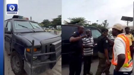 Lagos Governor’s Transportation Adviser Arrests Bullion Van For Driving Against Traffic Lagos Governor’s Transportation Adviser Arrests Bullion Van For Driving Against Traffic