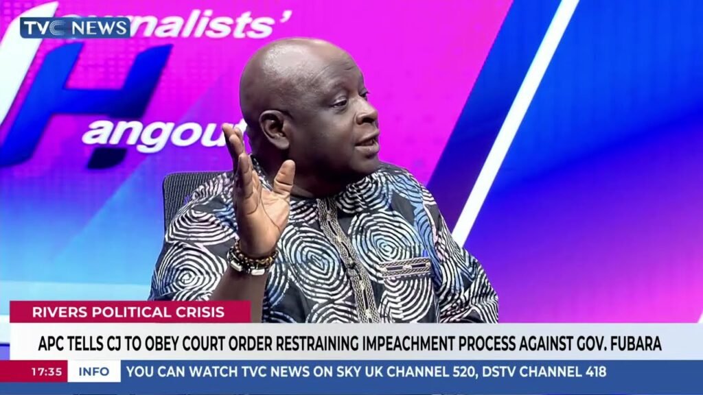 APC In Rivers Tells CJ To Obey Court Orders APC In Rivers Tells CJ To Obey Court Orders
