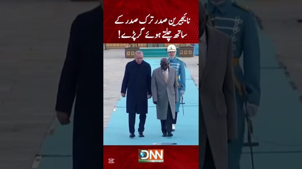 Nigerian President Falls While Walking With Turkish President | Viral News Nigerian President Falls While Walking With Turkish President | Viral News
