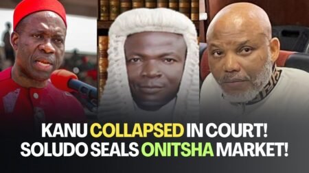 Nnamdi Kanu COLLAPSED in Court Over Ruling! Soludo SHUTDOWN Onitsha Market! Nnamdi Kanu COLLAPSED in Court Over Ruling! Soludo SHUTDOWN Onitsha Market!