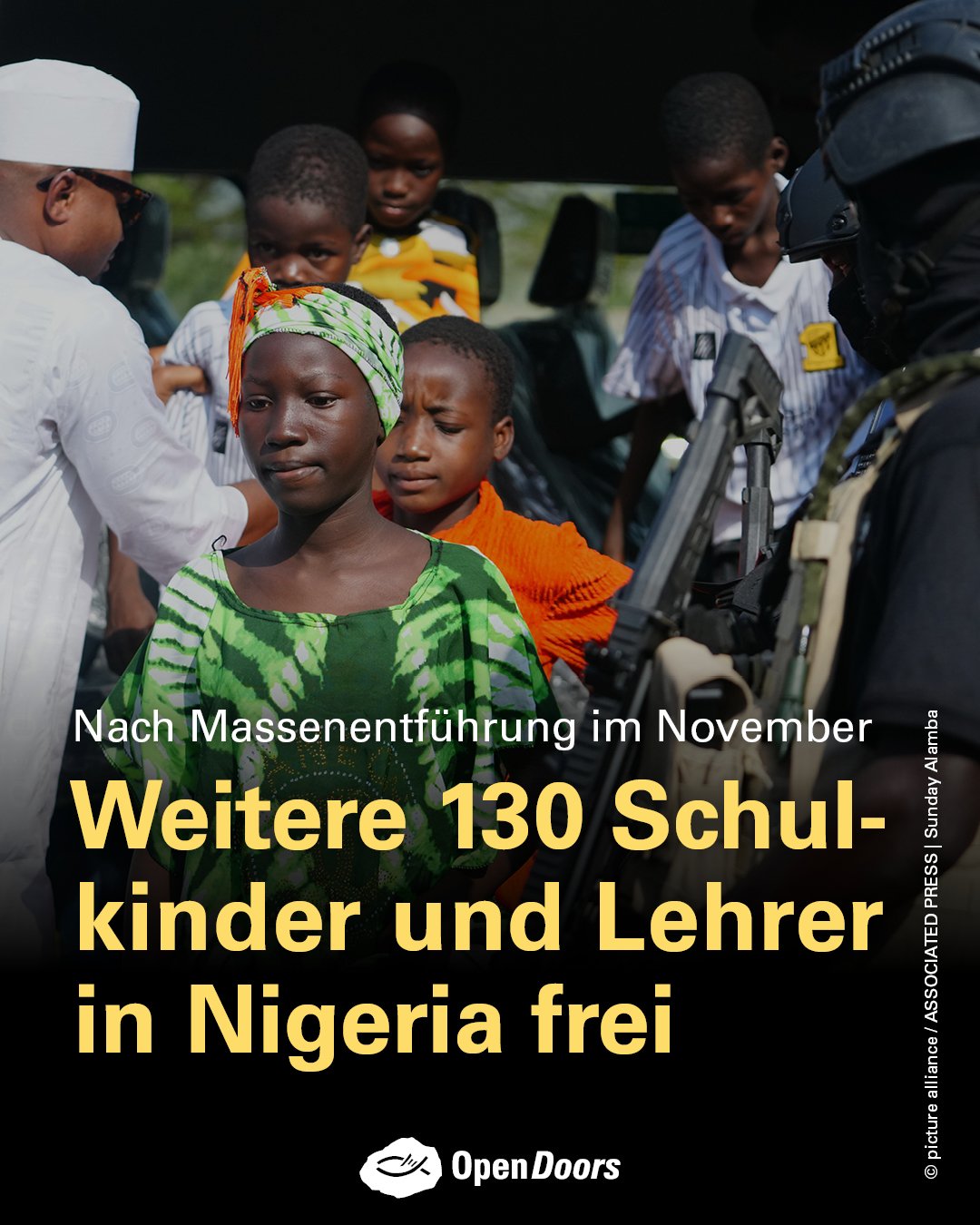 Sie müssen Weihnachten nicht bei ihren Entführern verbringen: 130 weitere Schulk… Sie müssen Weihnachten nicht bei ihren Entführern verbringen: 130 weitere Schulk…