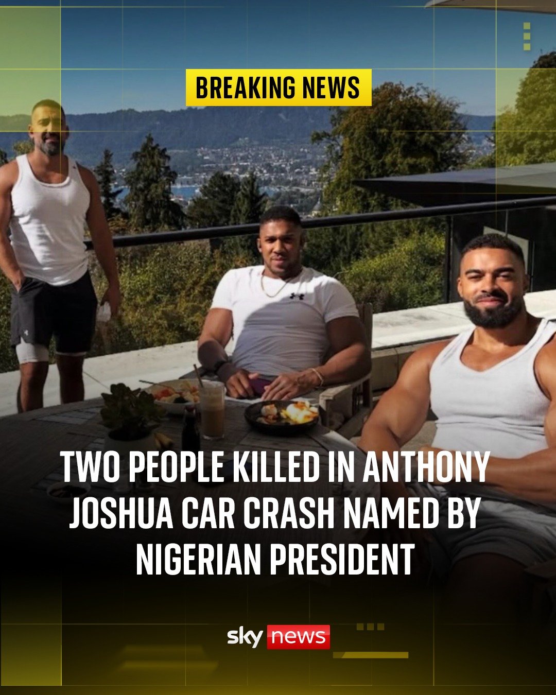 The two “close associates” of Anthony Joshua killed in a car crash in Nigeria in… The two “close associates” of Anthony Joshua killed in a car crash in Nigeria in…
