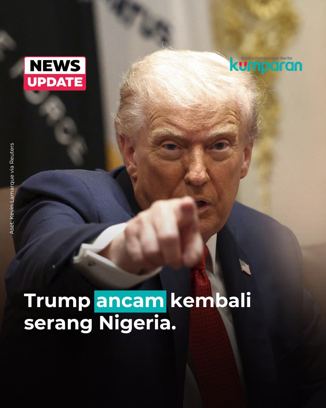 Presiden Amerika Serikat Donald Trump mengancam akan melakukan lebih banyak sera…