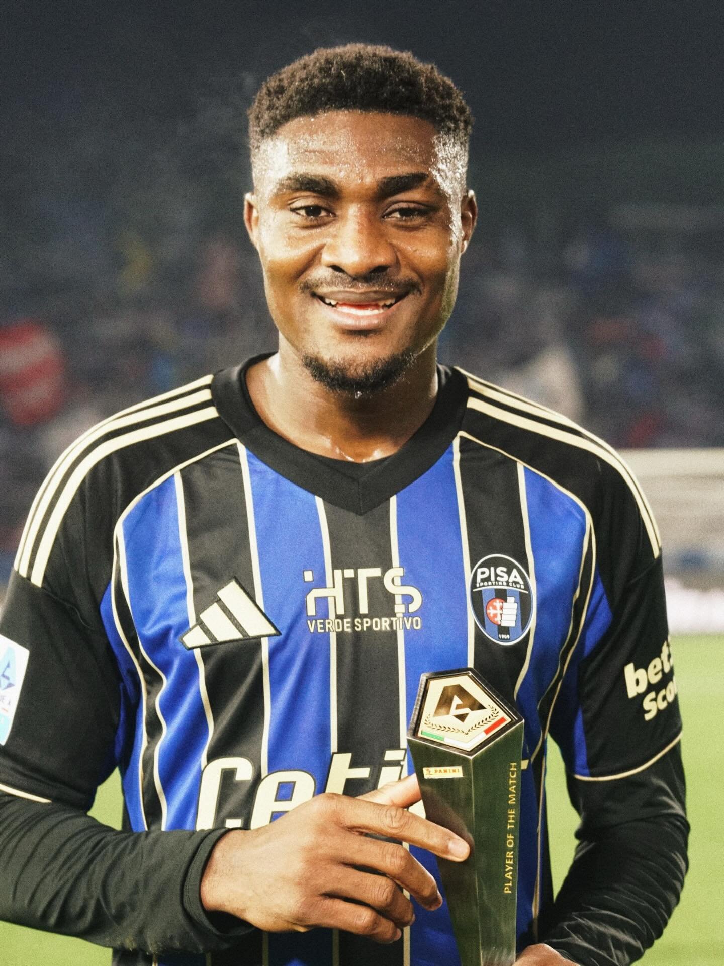 It took Rafiu Durosinmi just 19’ minutes to score on his @PisaSportingClub debut…