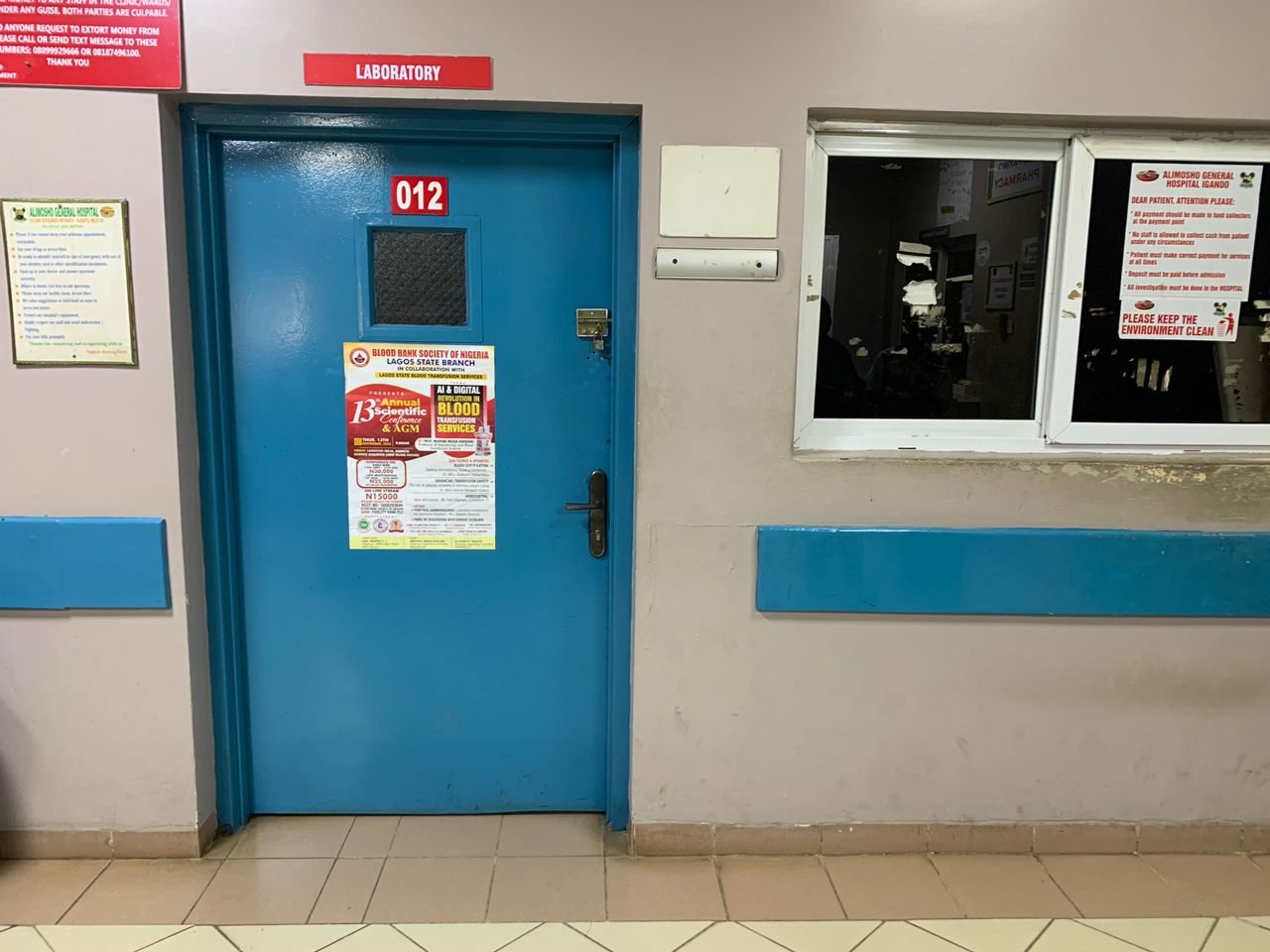 A closed laboratory at Alimosho General Hospital (1)
