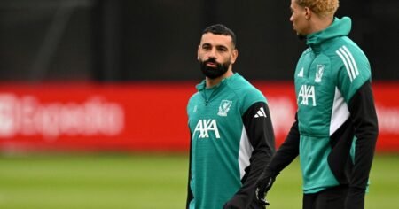 Salah returns to Liverpool training after AFCON duty