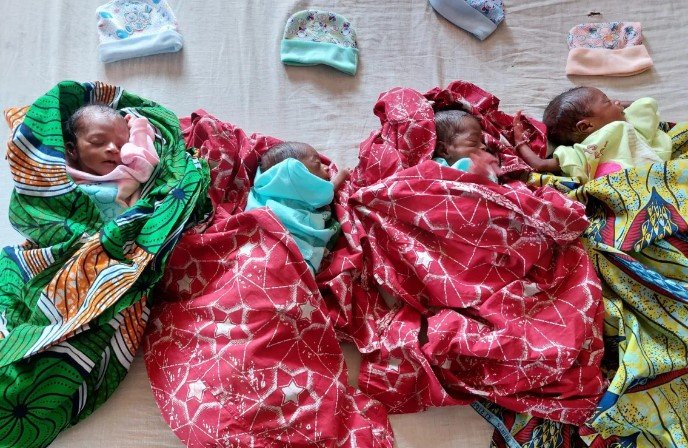 The Ogundipe’s quadruplets (PHOTO CREDIT: Mariam Ileyemi)