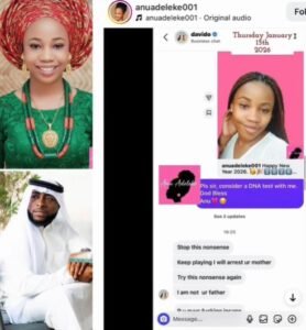 Nigerian Singer, Davido’s Alleged Daughter Shares Chat Between Herself And The Musician (Video) Nigerian Singer, Davido’s Alleged Daughter Shares Chat Between Herself And The Musician (Video)
