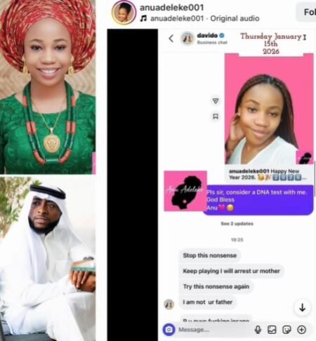 Nigerian Singer, Davido’s Alleged Daughter Shares Chat Between Herself And The Musician (Video)