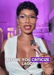 Ask Yourself What Your Own State Is Doing – BBNaija Star, Tacha Slams Critics Of Lagos State (Video) Ask Yourself What Your Own State Is Doing – BBNaija Star, Tacha Slams Critics Of Lagos State (Video)