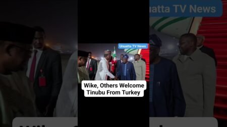 Wike, Others Welcome Tinubu From Turkey #fyp #news #nigeria #BolaTinubu