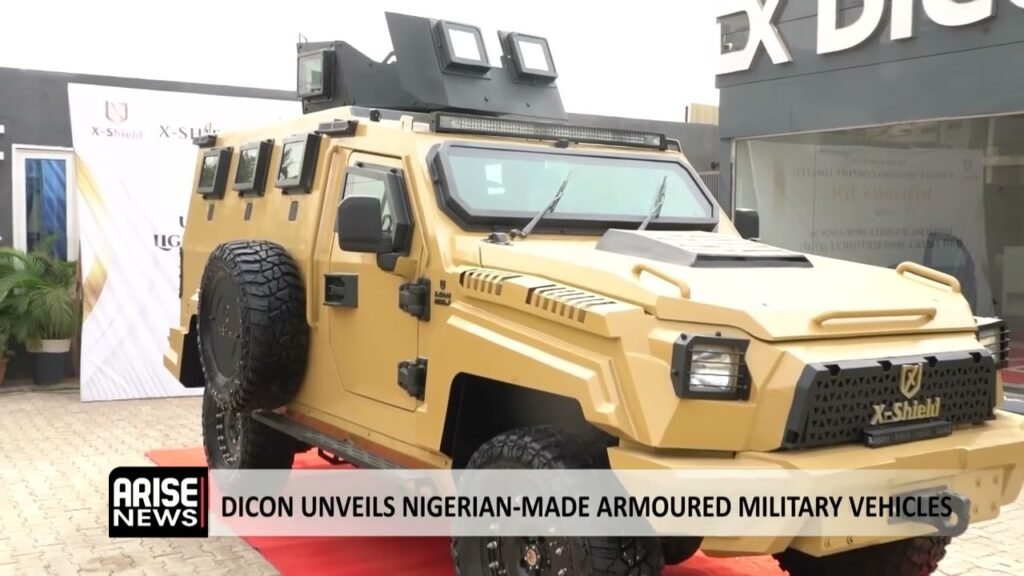 DICON UNVEILS NIGERIAN-MADE ARMOURED MILITARY VEHICLES