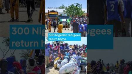 Nigeria: refugees leave Cameroon camp to return home Nigeria: refugees leave Cameroon camp to return home